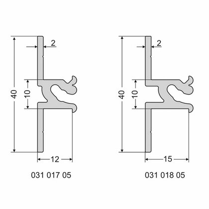Wall sys. - Profil pod hrubši obklad
