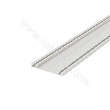 Spodná koľaj RAMA,(s drážkou) 3,0m biela lesklá /Laguna dopredaj, náhrada model 2021