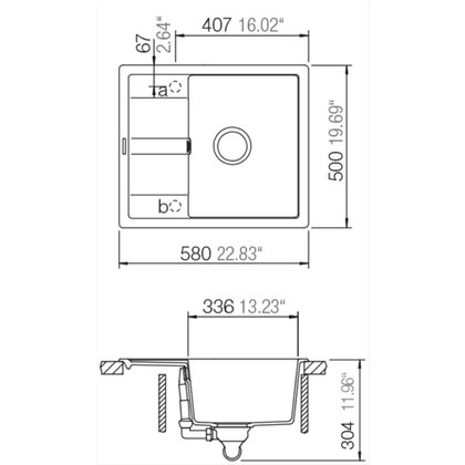 Granitevé drezy Ronda D-100 Granitevé drezy Ronda D-100