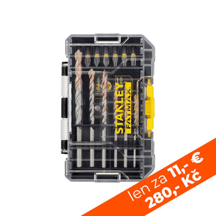 Stanley Sada presných vrtákov a bitov 19 dielna FATMAX Stanley Sada presných vrtákov a bitov 19 dielna FATMAX