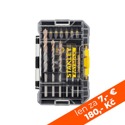 Stanley Sada presných vrtákov a bitov 19 dielna FATMAX /H3