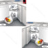 Erg.roh.kôš NUVOLA 371, 2 pol./ 500 mm,  biely-chróm /SIGE Erg.roh.kôš NUVOLA 371, 2 pol./ 500 mm,  biely-chróm /SIGE