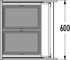 Odpadkový kôš-Triple XL 600 28+28 /HAILO