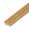 Vod. lišta na sklo h-5 spodná 2,5m, buk