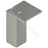 Nábytk.noha N 45X45 B 120mm, inox /Zobal