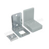 Rekt.Uholník s krytkou, sivá