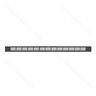 Ventilačná mriežka 23,5 x 375 mm C-35 čierna mat.