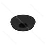 Prechodka kábla, kovová čierna  fi 80 mm